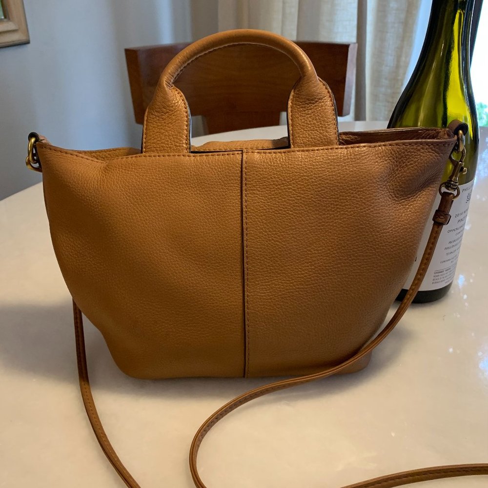 Banana Republic Leather Mini Crossbody Tote